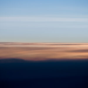 Radiant early morning sky view from a plane