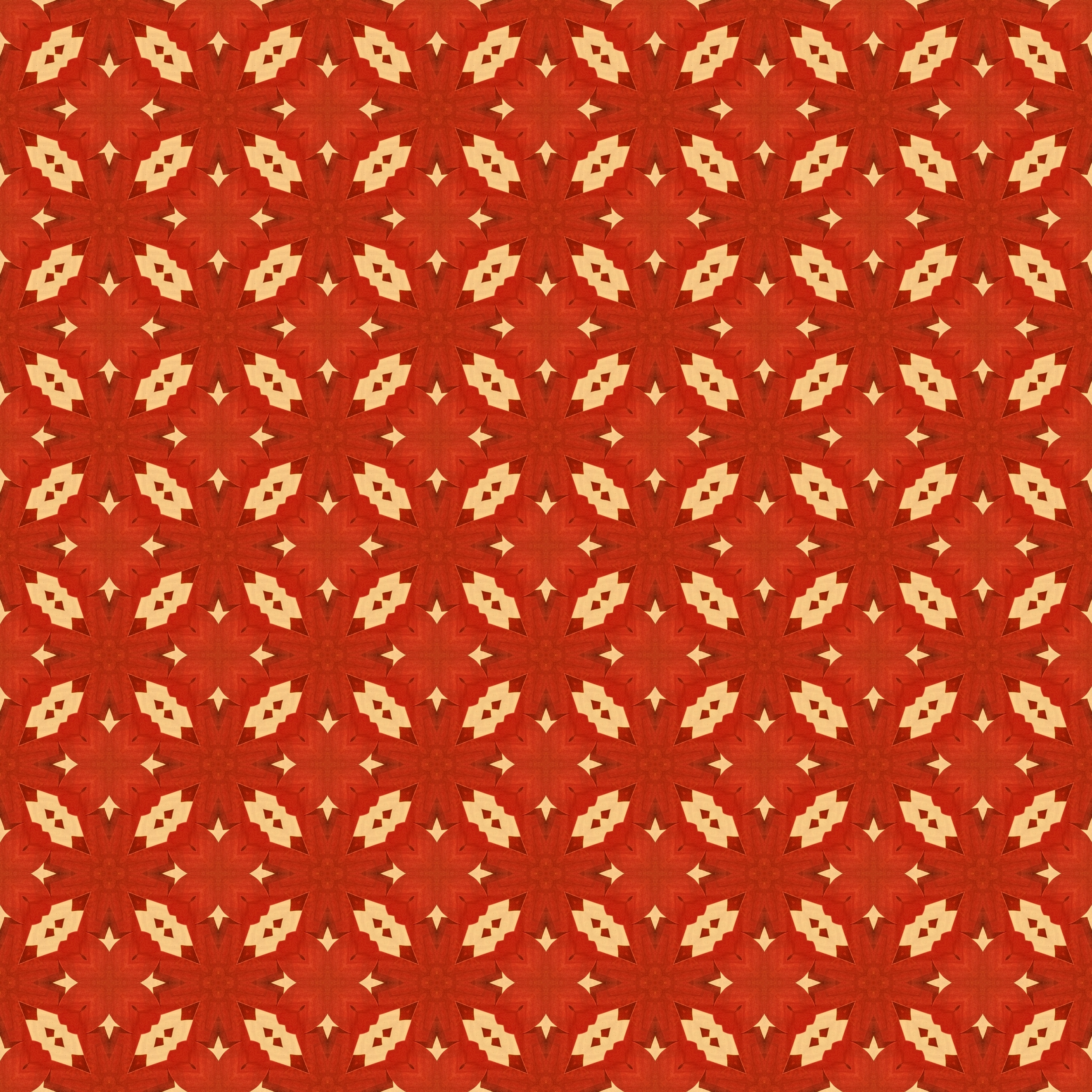 Razorblades Red Wallpaper Pattern