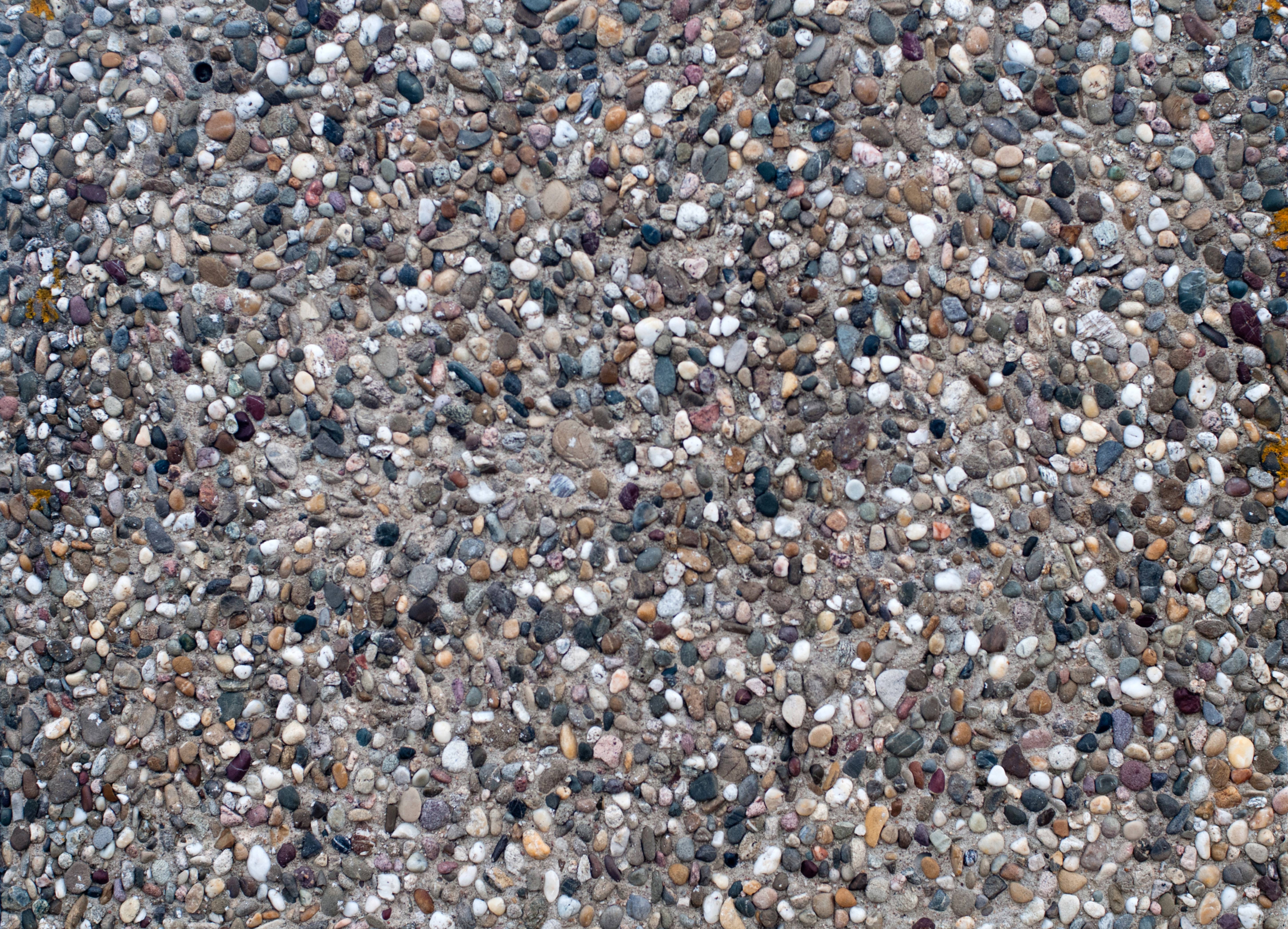 Small Peeble Stone Wall