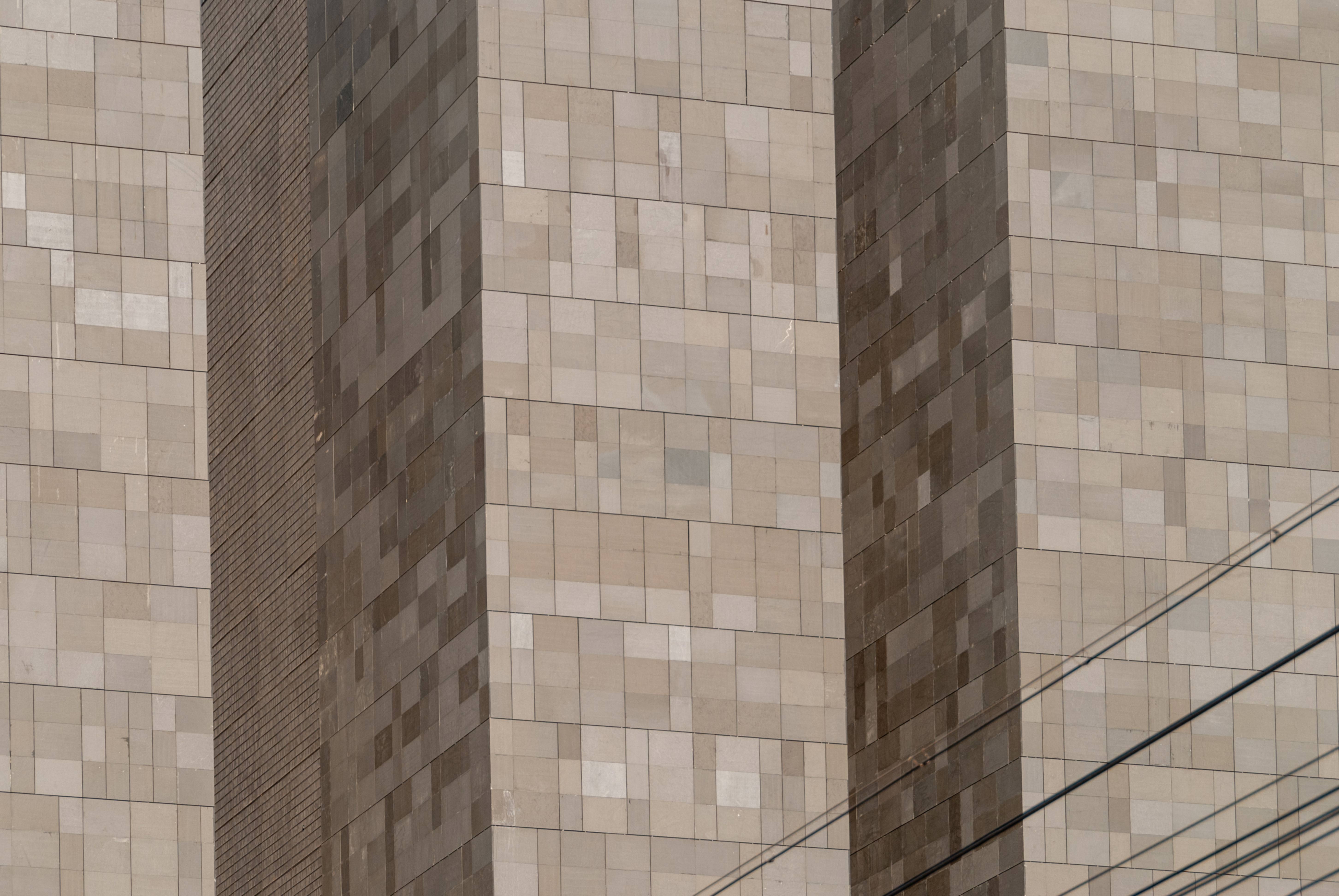 The Digital Beijing Building close-up