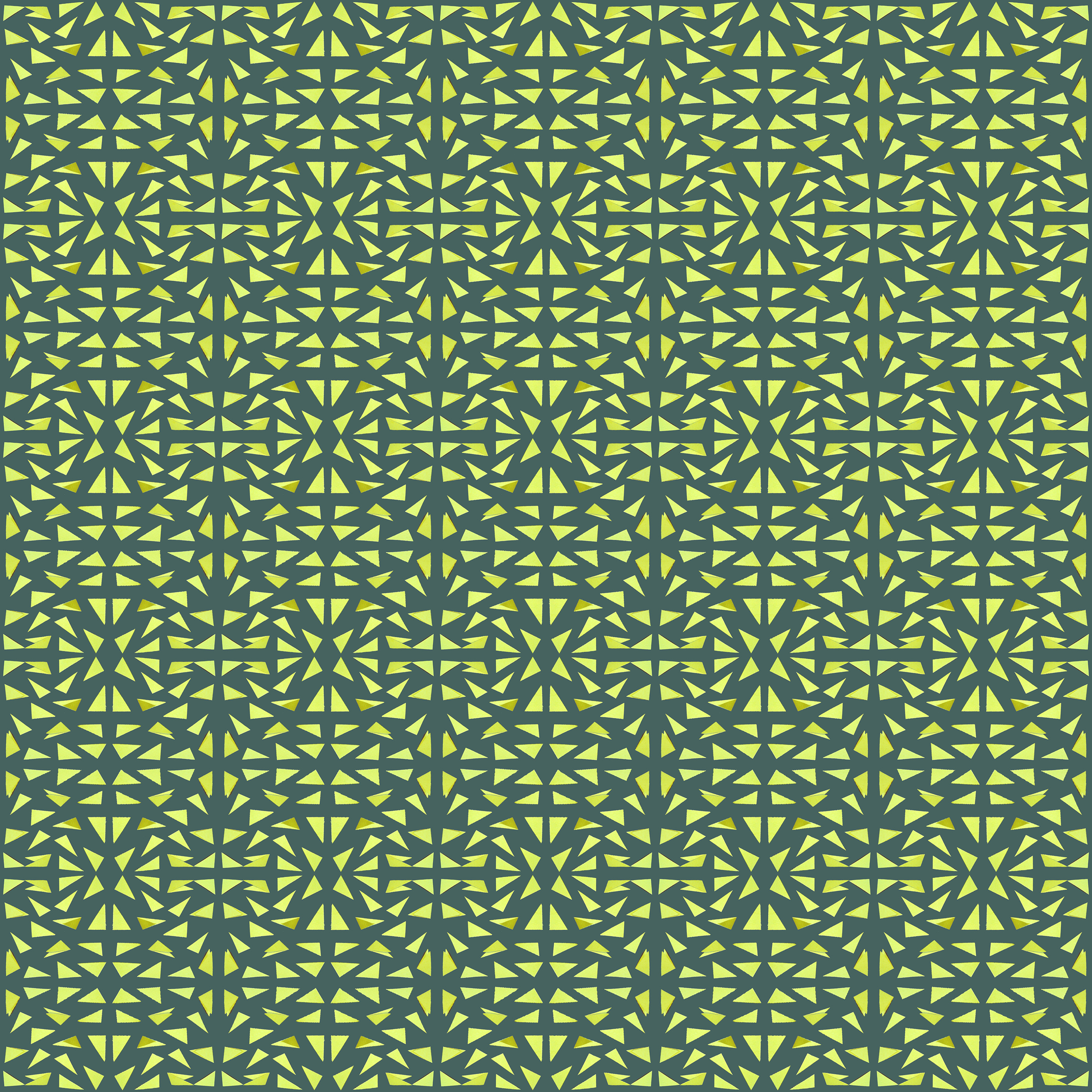 Triangles Paper Cut Pattern