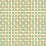 70s retro rounded connected shapes seamless wallpaper