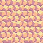 Foam blocks seamless background pattern