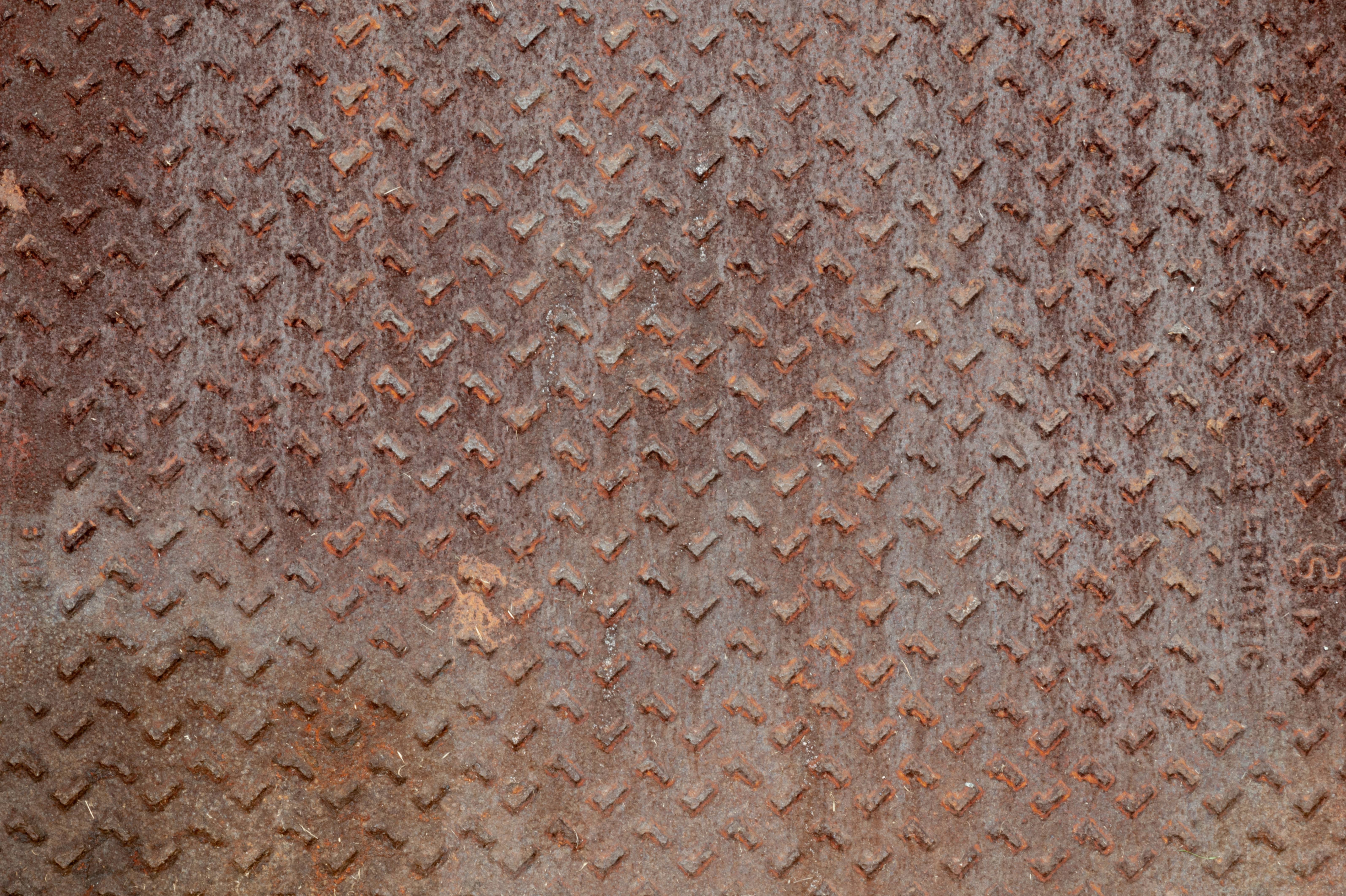 Rusty steel plate texture free photo