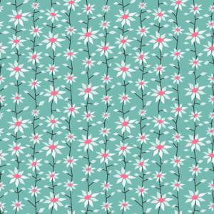 Spring flowers field graphic background seamless