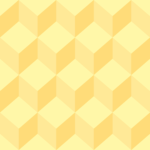 Subtle yellow cubes background boxes