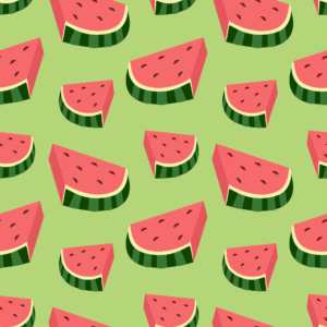Water melon slices pattern wallpaper