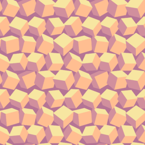 Woven cubes seamless background