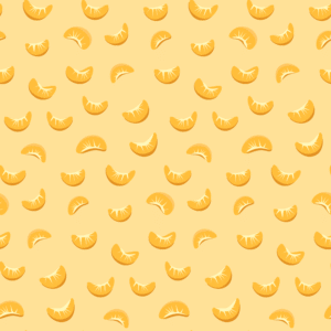 Tangerines pattern light background graphic