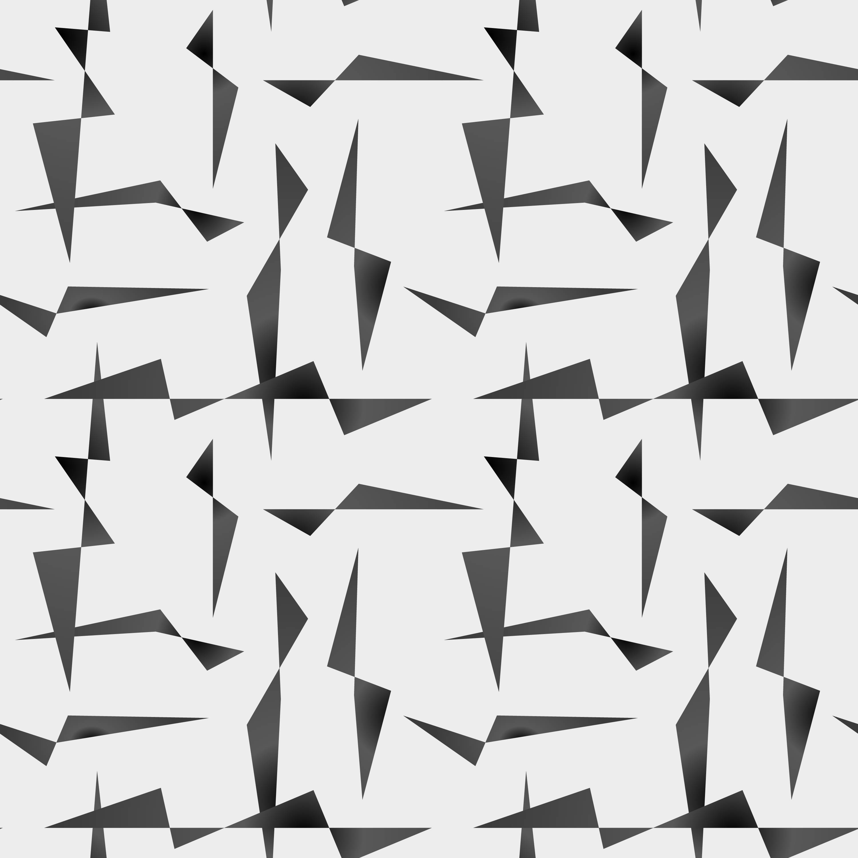 Thunderbolts black triangles edgy seamless pattern