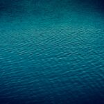 Dark blue sea water highlight