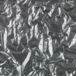 Wrinkled aluminium foil background