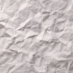 Crumpled white paper texture background