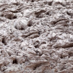 mud pattern close-up lava dirt swamp bottom