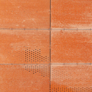 Corten steel plates holes bolts