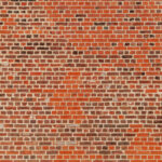 Red bricks wall loft background