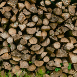 Old chopped wood background texture