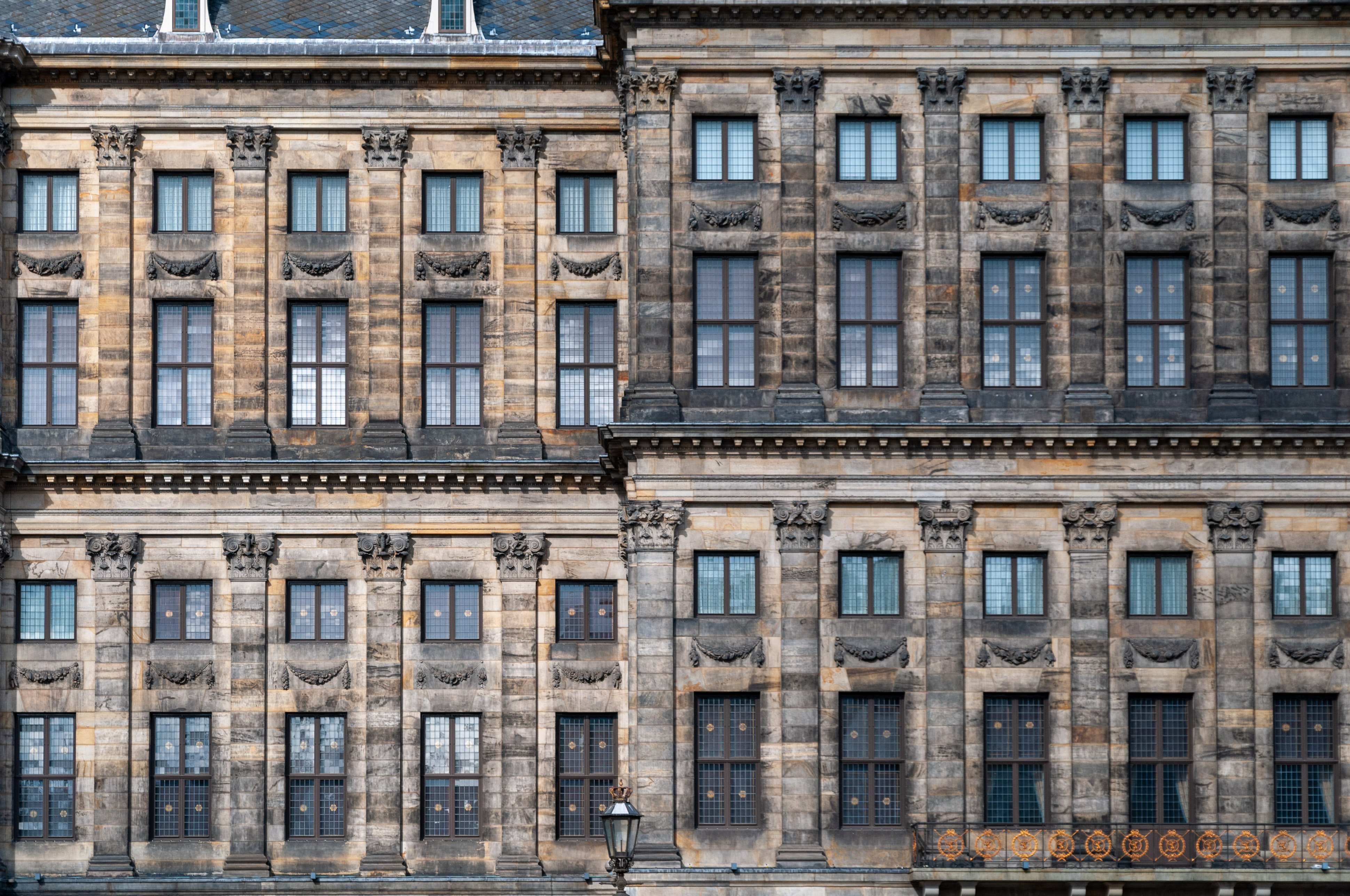 Royal Palace Amsterdam close-up